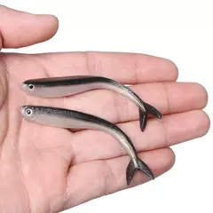 A atração macia da pesca do silicone 8cm 2g 10 porções um saco pesca a at - comprar online