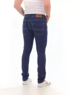 Imagem do Calça Masculina Skinny Jeans Escuro Traz Za men