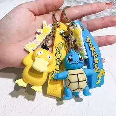 Pokemon pikachu chaveiro anime figura de ação brinquedo kawaii dos desenhos an - JMix Variedades