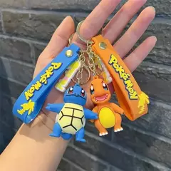 Imagem do Pokemon pikachu chaveiro anime figura de ação brinquedo kawaii dos desenhos an
