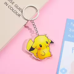 Pokemon pikachu chaveiro anime figura de ação brinquedo kawaii dos desenhos an - loja online