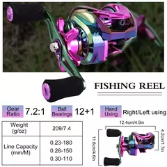 Sougayilang 12 1bb baitcasting carretéis 7 2 1 carretel de obtenção de alta na internet