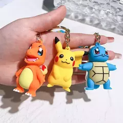 Pokemon pikachu chaveiro anime figura de ação brinquedo kawaii dos desenhos an na internet