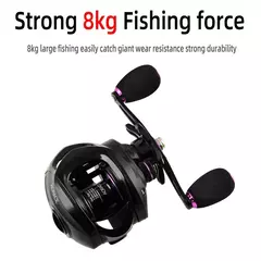Carretel de pesca de arremesso carretel de metal 18 1bb 10kg 22lb relação - JMix Variedades