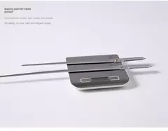 3d relógio de parede luminoso sem moldura acrílico diy relógio digital adesivo - comprar online