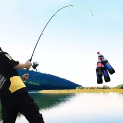 Sougayilang 2 1m 3 6m vara de pesca giratória truta de carbono carpa vara de pe