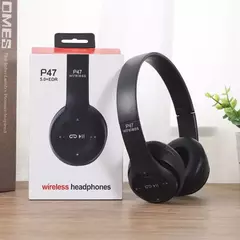 Bluetooth 5.0 p47 tws fone de ouvido estéreo bluetooth fones música com microf - comprar online
