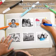 Câmera digital infantil para fotografia mini impressora portátil térmica ins - comprar online