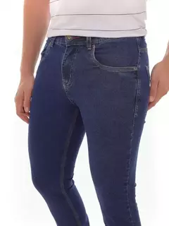 Calça Masculina Skinny Jeans Escuro Traz Za men - JMix Variedades