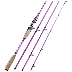 varas de fibras para pesca isca 2.1m 2.4m 4 pedaços de