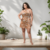 Vestido Plus size Midi Gola Alta Sem Manga com Babado - Poder Supremo Modas