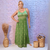 Vestido longo Plus Size Bojo Elegante Com Fenda Lateral - Poder Supremo Modas