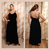 Vestido longo Plus Size Bojo Elegante Com Fenda Lateral na internet