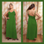 Vestido longo Plus Size Bojo Elegante Com Fenda Lateral