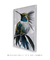Quadro Decorativo Beija-Flor Blue and Gold - loja online
