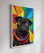 Quadro Decorativo Dog Color na internet