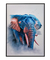 Quadro Decorativo Elephant Blue and Gold na internet