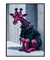 Quadro Decorativo Girafa Rose na internet