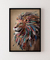 Quadro Decorativo Leao Retalhos na internet