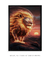 Quadro Decorativo Lion Fogo - TOTTEM QUADROS