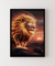 Quadro Decorativo Lion Fogo na internet