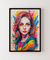 Quadro Decorativo Menina Color na internet