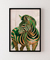 Quadro Decorativo Zebra Green na internet