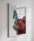 Quadro Decorativo Gato e Borboleta na internet