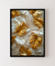 Quadro Decorativo FOLHAS DOURADAS E BRANCAS I na internet