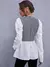camisas femininas Hound branco e preto