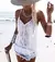 Tops de alças sem mangas Boho feminino, de renda, Tops com decote - Donne50.online