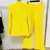 Conjunto designer de passarelas feminino, blazer de botão único e calça - comprar online