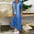 Vestido jeans casual tamanho grande feminino - comprar online
