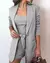 Elegante blazer com shorts