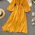 Vestido maxi de gola quadrada Woherb
