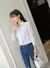 Imagem do Blusas estampa listra, manga comprida casual