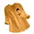 Blusa de Linho Gato Manga Longa - Donne50.online