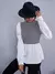 camisas femininas Hound branco e preto - loja online