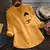 Blusa de Linho Gato Manga Longa - Donne50.online