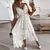 Vestido feminino com renda fora do ombro, retalhamento elegante, gola V, alça e - comprar online