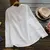 Blusa de Linho Gato Manga Longa