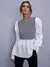 camisas femininas Hound branco e preto - comprar online