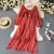 Vestido maxi de gola quadrada Woherb