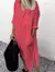 Vestido de algodão de manga comprida feminino - Donne50.online