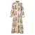 Zanzea-Elegante vestido de camisa estampada feminina, vestido casual, manga comp