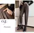 Calça harém de cintura alta feminina, elastano solto, pernas finas - comprar online