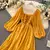 Vestido maxi de gola quadrada Woherb - Donne50.online