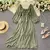 Imagem do Vestido maxi de gola quadrada Woherb