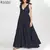 Zanzea-Vestido boêmio feminino com babados na internet