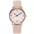 Relógio de pulso digital vintage feminino, relógio cinto de couro, lazer redon